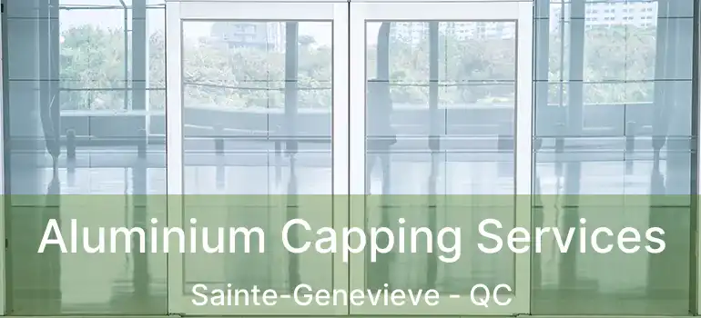  Aluminium Capping Services Sainte-Genevieve - QC