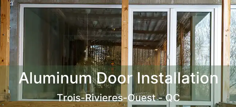  Aluminum Door Installation Trois-Rivieres-Ouest - QC