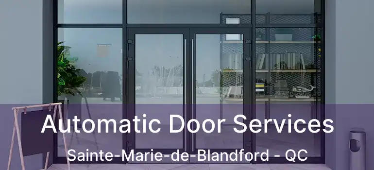  Automatic Door Services Sainte-Marie-de-Blandford - QC
