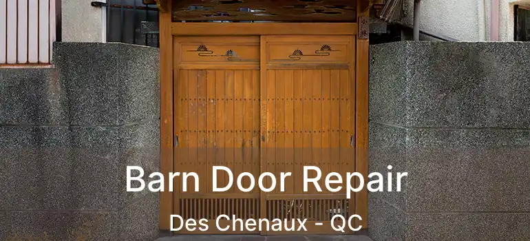  Barn Door Repair Des Chenaux - QC