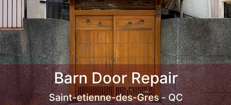  Barn Door Repair Saint-etienne-des-Gres - QC