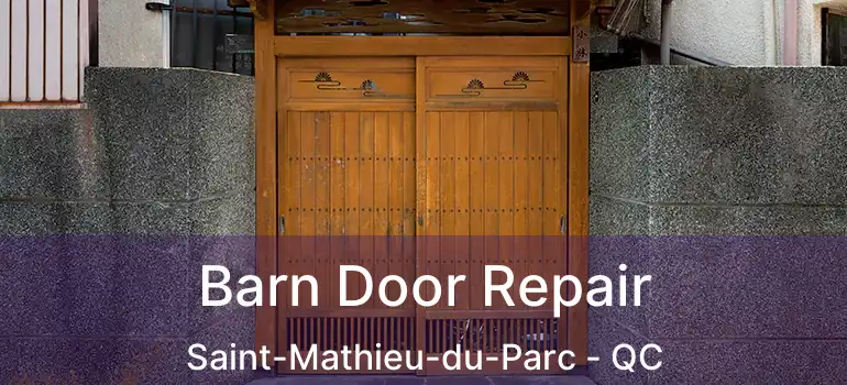  Barn Door Repair Saint-Mathieu-du-Parc - QC