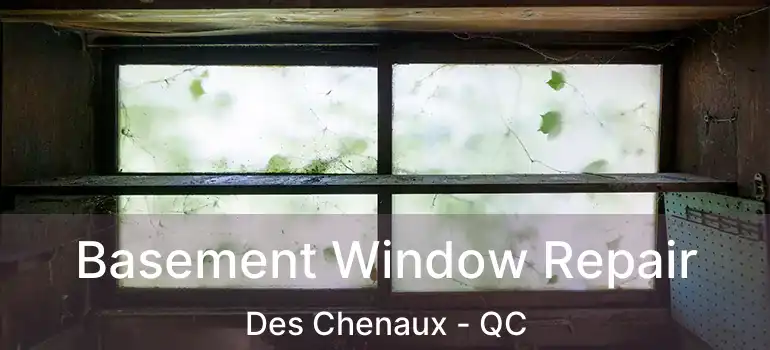  Basement Window Repair Des Chenaux - QC