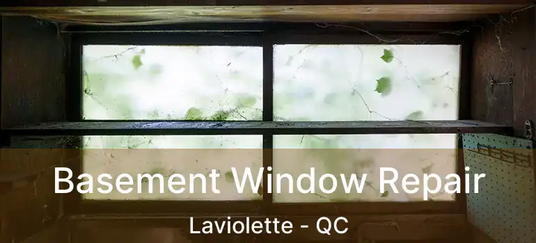  Basement Window Repair Laviolette - QC