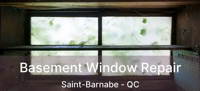  Basement Window Repair Saint-Barnabe - QC