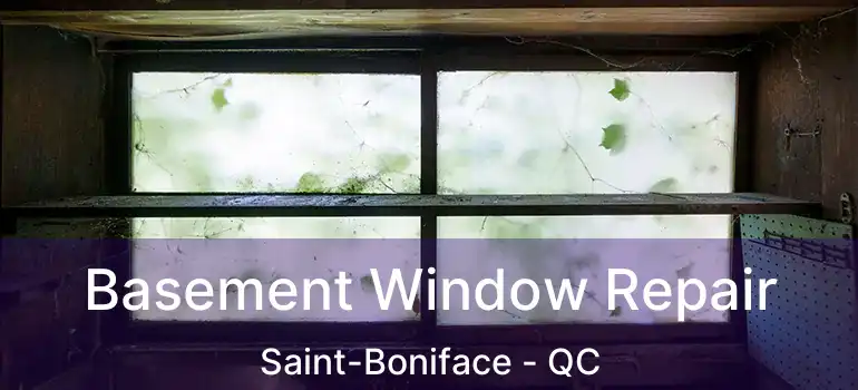  Basement Window Repair Saint-Boniface - QC