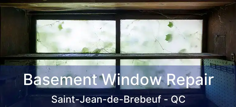  Basement Window Repair Saint-Jean-de-Brebeuf - QC
