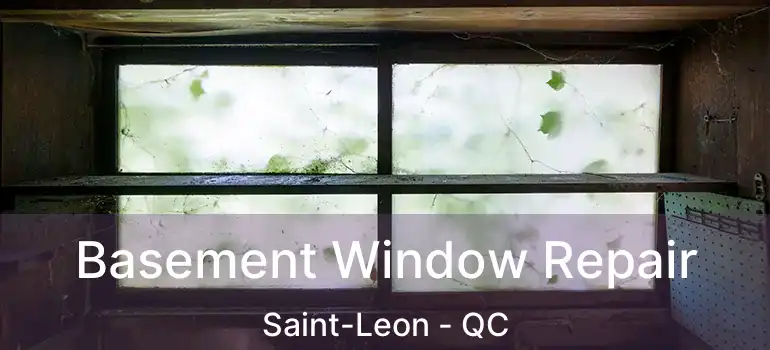  Basement Window Repair Saint-Leon - QC
