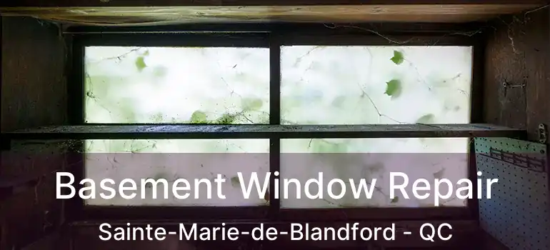  Basement Window Repair Sainte-Marie-de-Blandford - QC