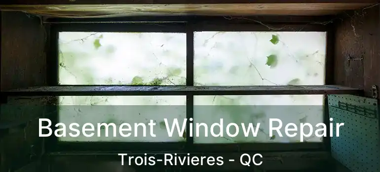  Basement Window Repair Trois-Rivieres - QC