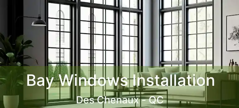  Bay Windows Installation Des Chenaux - QC