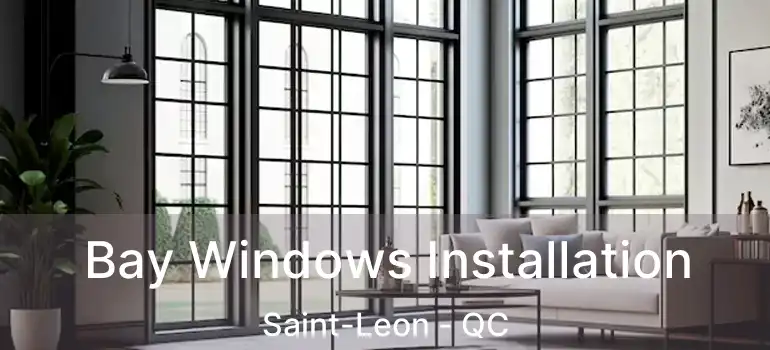  Bay Windows Installation Saint-Leon - QC