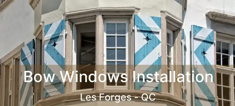  Bow Windows Installation Les Forges - QC
