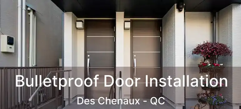  Bulletproof Door Installation Des Chenaux - QC