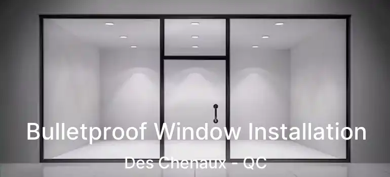  Bulletproof Window Installation Des Chenaux - QC