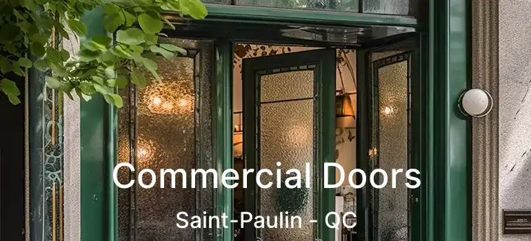  Commercial Doors Saint-Paulin - QC