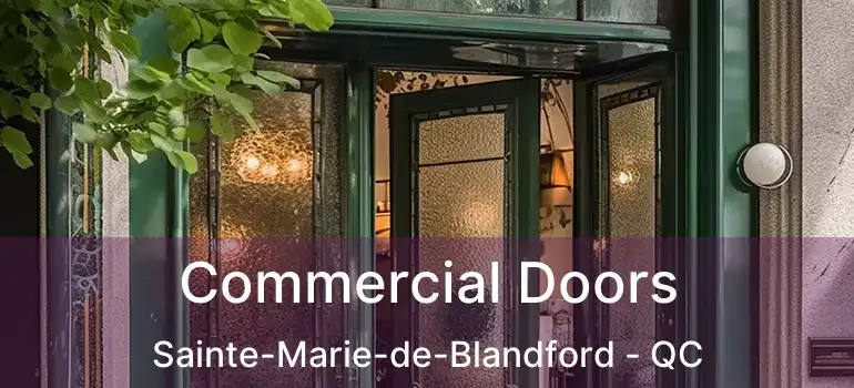  Commercial Doors Sainte-Marie-de-Blandford - QC