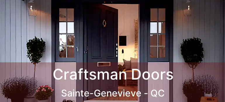  Craftsman Doors Sainte-Genevieve - QC