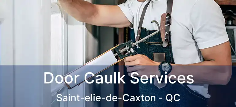  Door Caulk Services Saint-elie-de-Caxton - QC