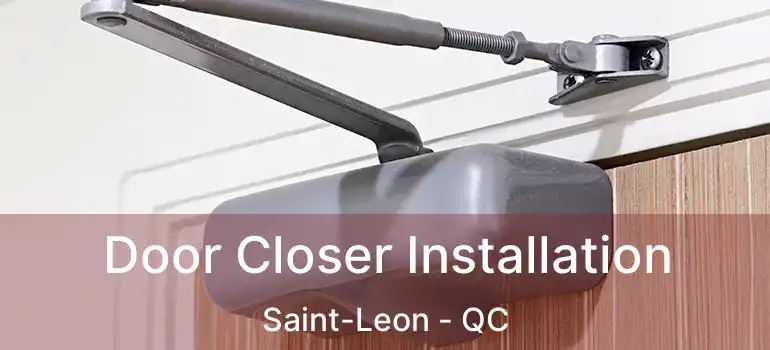  Door Closer Installation Saint-Leon - QC