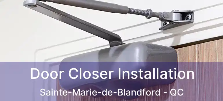  Door Closer Installation Sainte-Marie-de-Blandford - QC