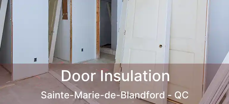  Door Insulation Sainte-Marie-de-Blandford - QC