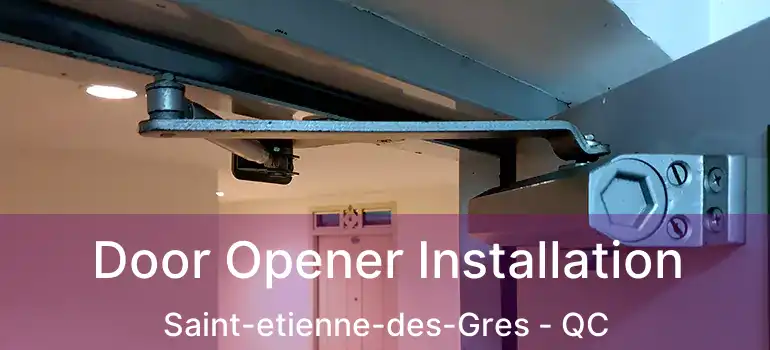  Door Opener Installation Saint-etienne-des-Gres - QC