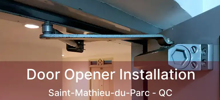  Door Opener Installation Saint-Mathieu-du-Parc - QC