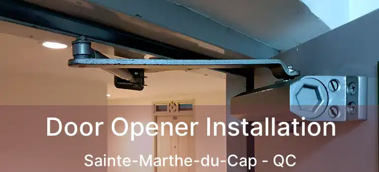  Door Opener Installation Sainte-Marthe-du-Cap - QC