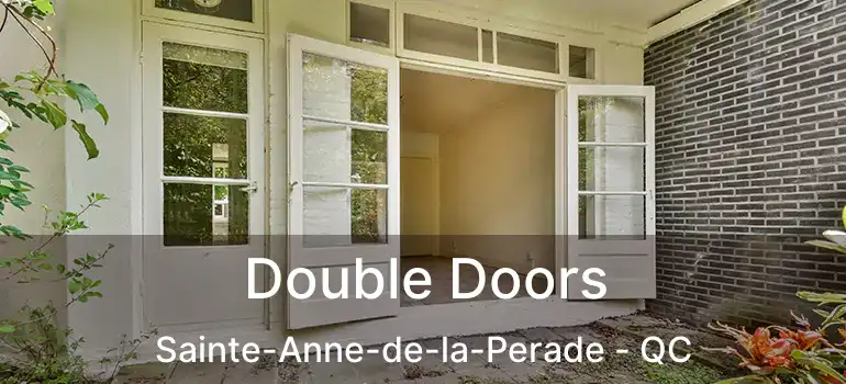  Double Doors Sainte-Anne-de-la-Perade - QC