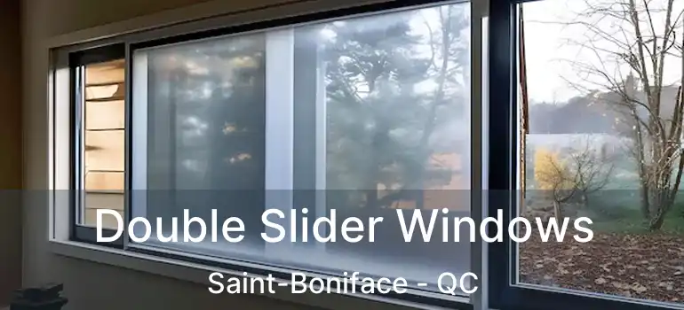  Double Slider Windows Saint-Boniface - QC