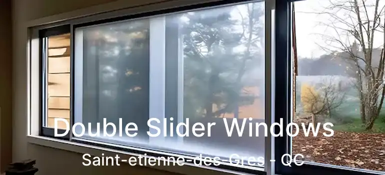  Double Slider Windows Saint-etienne-des-Gres - QC
