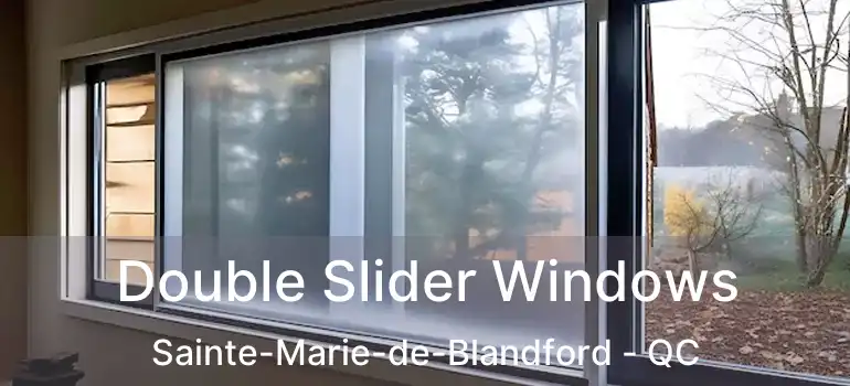  Double Slider Windows Sainte-Marie-de-Blandford - QC