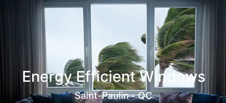  Energy Efficient Windows Saint-Paulin - QC