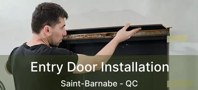 Entry Door Installation Saint-Barnabe - QC