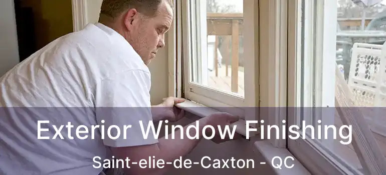 Exterior Window Finishing Saint-elie-de-Caxton - QC