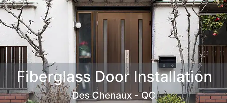  Fiberglass Door Installation Des Chenaux - QC