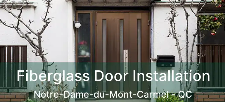  Fiberglass Door Installation Notre-Dame-du-Mont-Carmel - QC