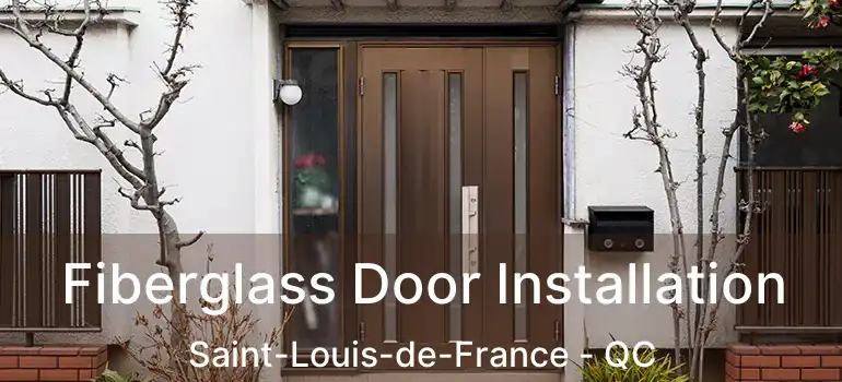  Fiberglass Door Installation Saint-Louis-de-France - QC