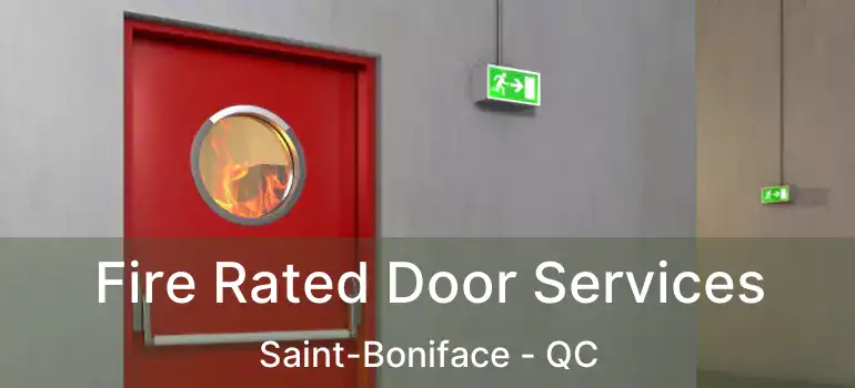  Fire Rated Door Services Saint-Boniface - QC