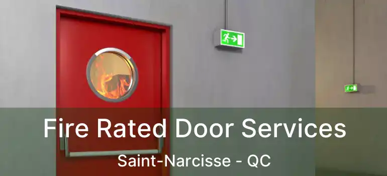  Fire Rated Door Services Saint-Narcisse - QC