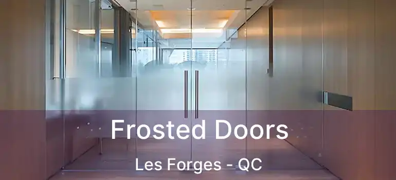  Frosted Doors Les Forges - QC