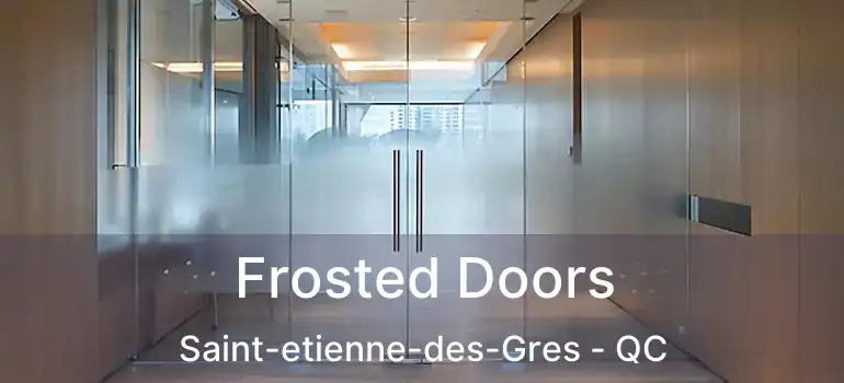  Frosted Doors Saint-etienne-des-Gres - QC
