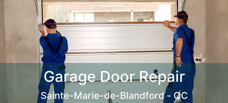  Garage Door Repair Sainte-Marie-de-Blandford - QC