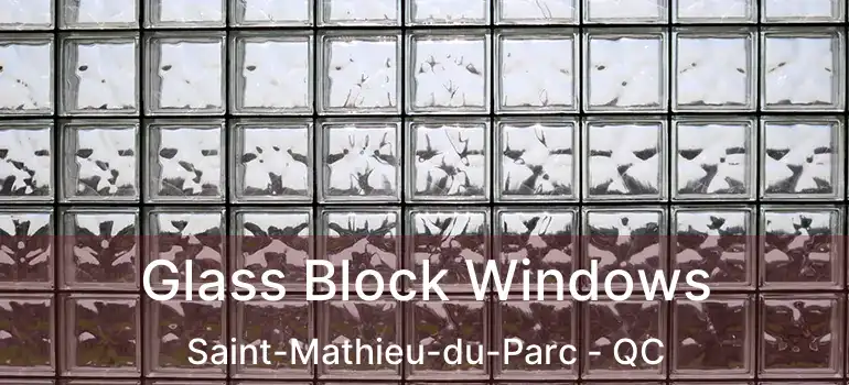  Glass Block Windows Saint-Mathieu-du-Parc - QC