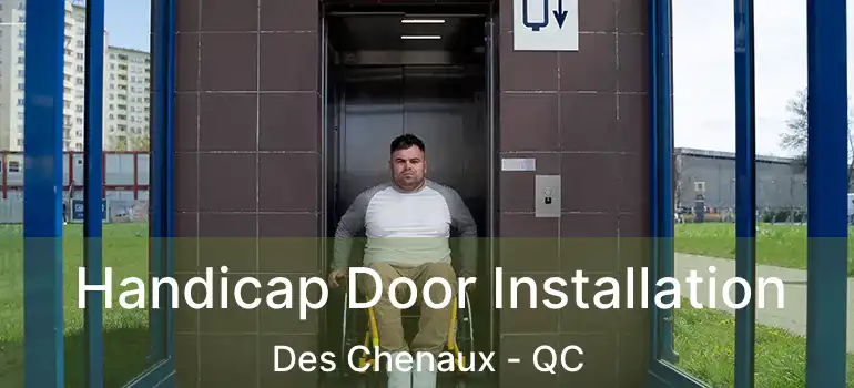  Handicap Door Installation Des Chenaux - QC