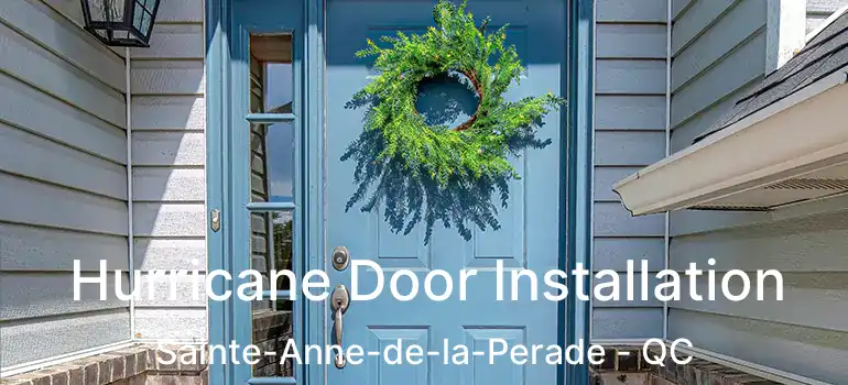  Hurricane Door Installation Sainte-Anne-de-la-Perade - QC