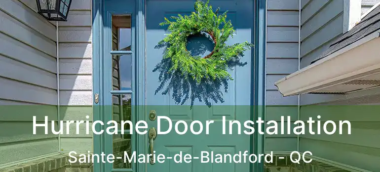  Hurricane Door Installation Sainte-Marie-de-Blandford - QC