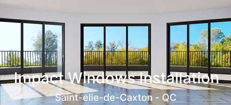  Impact Windows Installation Saint-elie-de-Caxton - QC