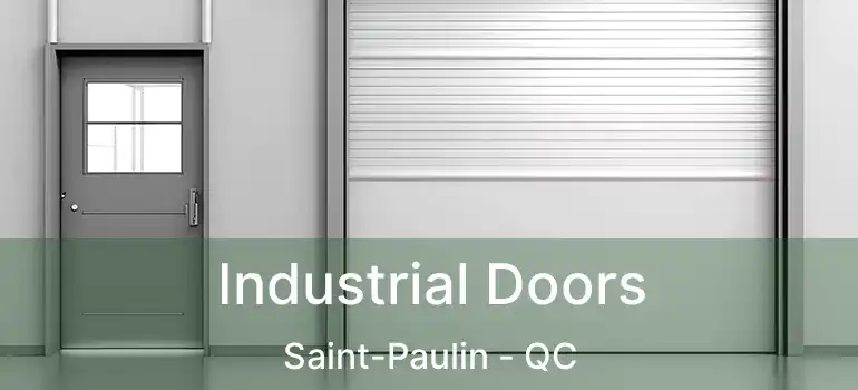  Industrial Doors Saint-Paulin - QC
